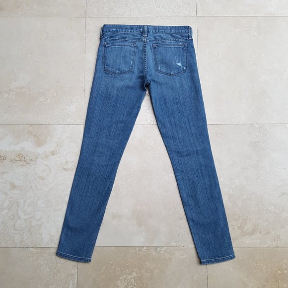 J.CREW Toothpick Distressed Jeans (24 Ankle) - Picture 7 of 13